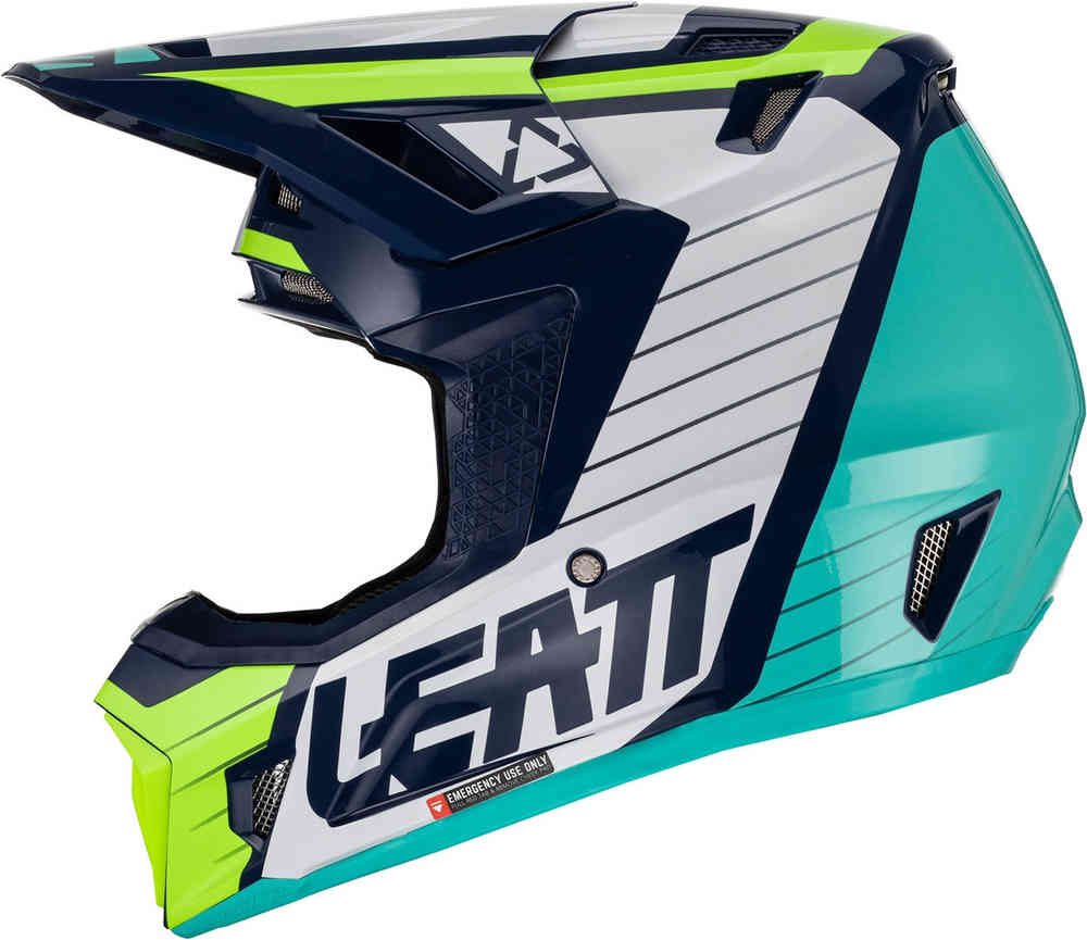 Leatt 7.5 Citrus Motocross Helmet with Goggles