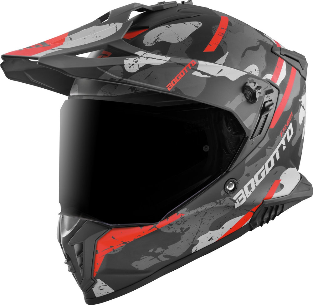 Bogotto FG-601 Sniper Fiberglass Enduro Helmet