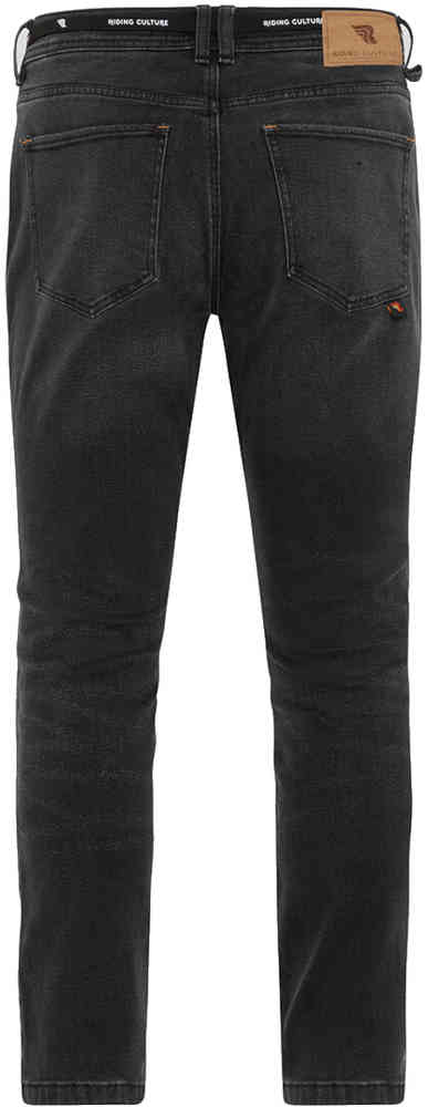 Riding Culture Tapered Slim Black Motorcycle Jeans