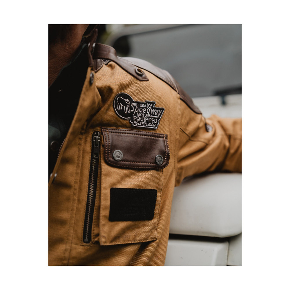 HolyFreedom Quattro Waxed Evo Motorcycle Textile Jacket