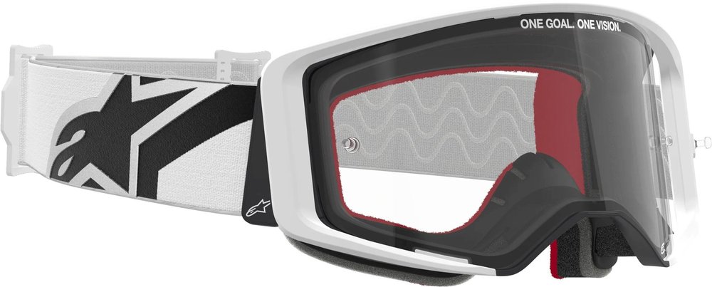 Alpinestars Supertech Corp Absolute Vision white Motocross Goggles