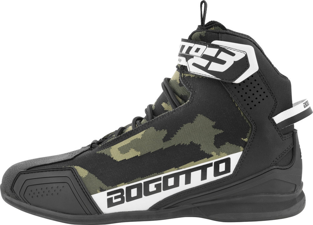 Bogotto Tokyo Camo perforated Motorcycle Shoes