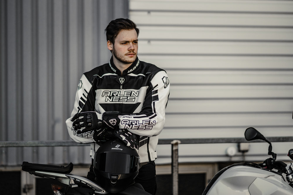 Arlen Ness Rapida 2 Motorcycle Leather Jacket