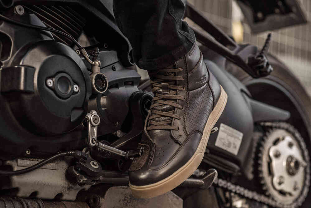 SHIMA Blake perforated Motorcycle Shoes