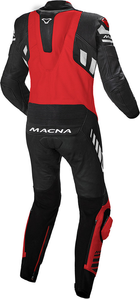 Macna Tracktix One Piece perforated Motorcycle Leather Suit
