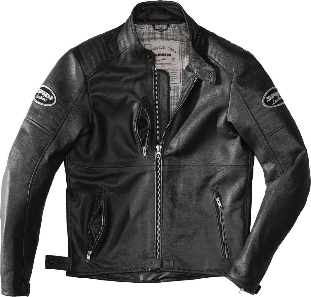 Spidi Clubber Motorcycle Leather Jacket