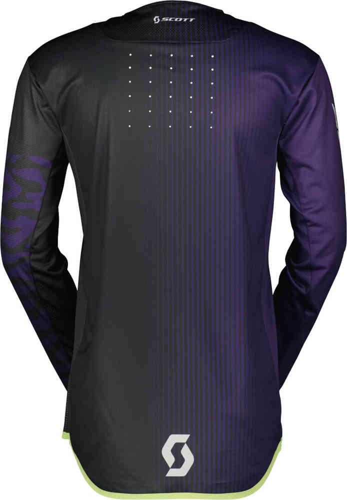 Scott Podium Pro Purple/Green Motocross Jersey