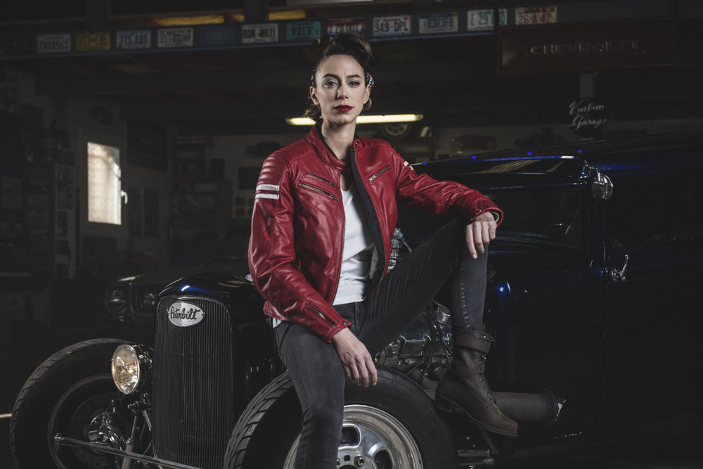 Segura Funky Ladies Motorcycle Leather Jacket