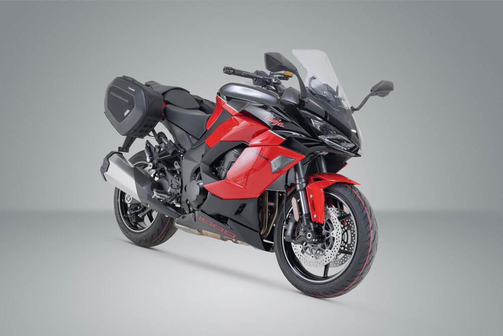 SW-Motech PRO BLAZE H saddlebag set - Black. Kawasaki Z 1000 SX, Ninja 1000SX,1100SX/SE.