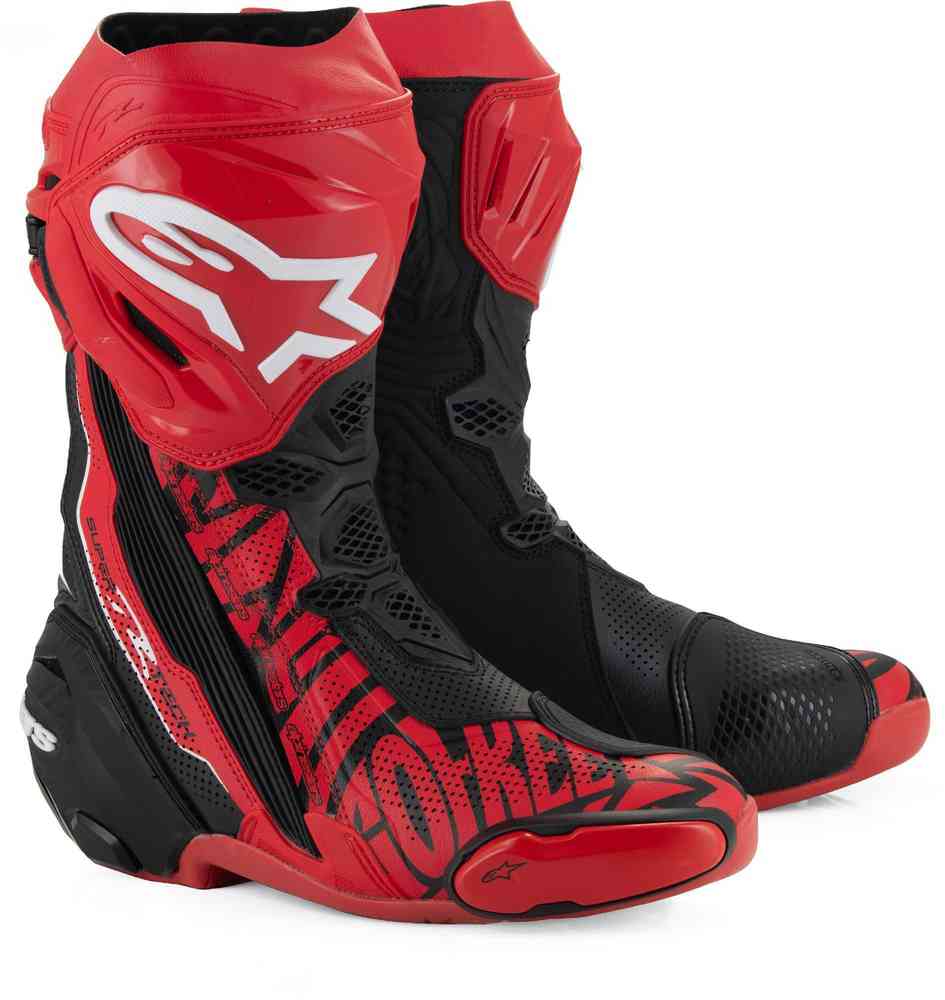 Alpinestars Supertech R Pecco Bagnaia LE Vented Motorcycle Boots