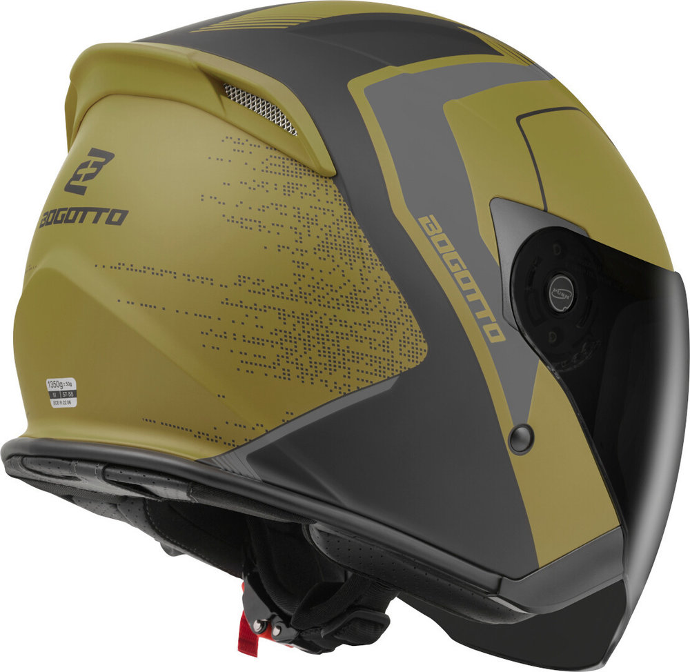 Bogotto H586 BT Illus Bluetooth Jet Helmet