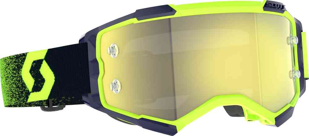 Scott Fury Chrome Motocross Goggles