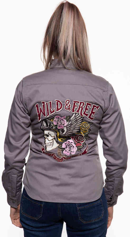 Queen Kerosin Wild & Free Adventure Ladies Shirt