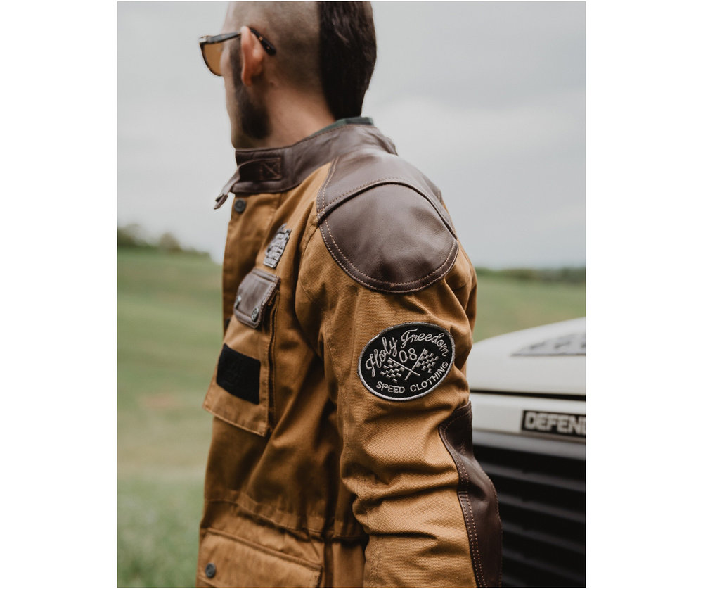 HolyFreedom Quattro Waxed Evo Motorcycle Textile Jacket