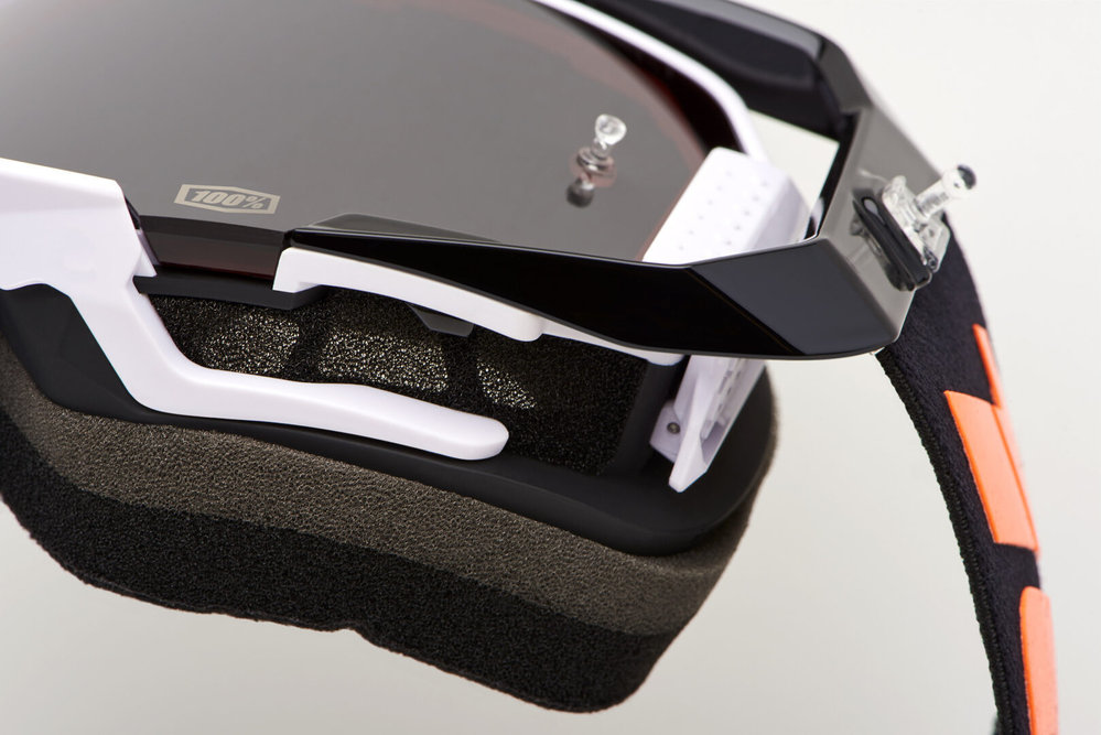 100% Armega HiPER Black Tail Motocross Goggles