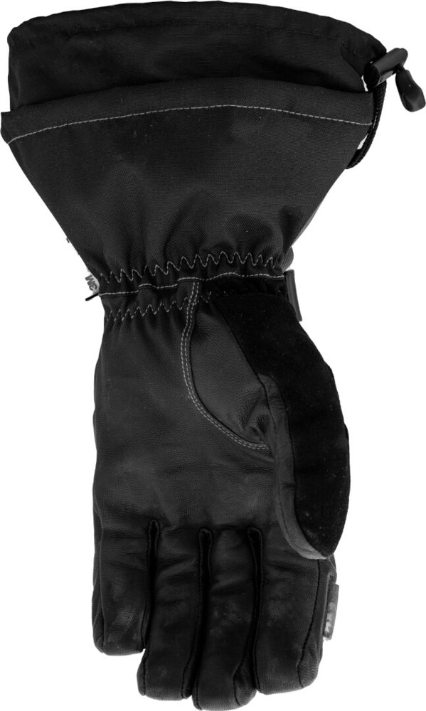 FXR Hybrid Helium Leather Gauntlet Snowmobile Gloves