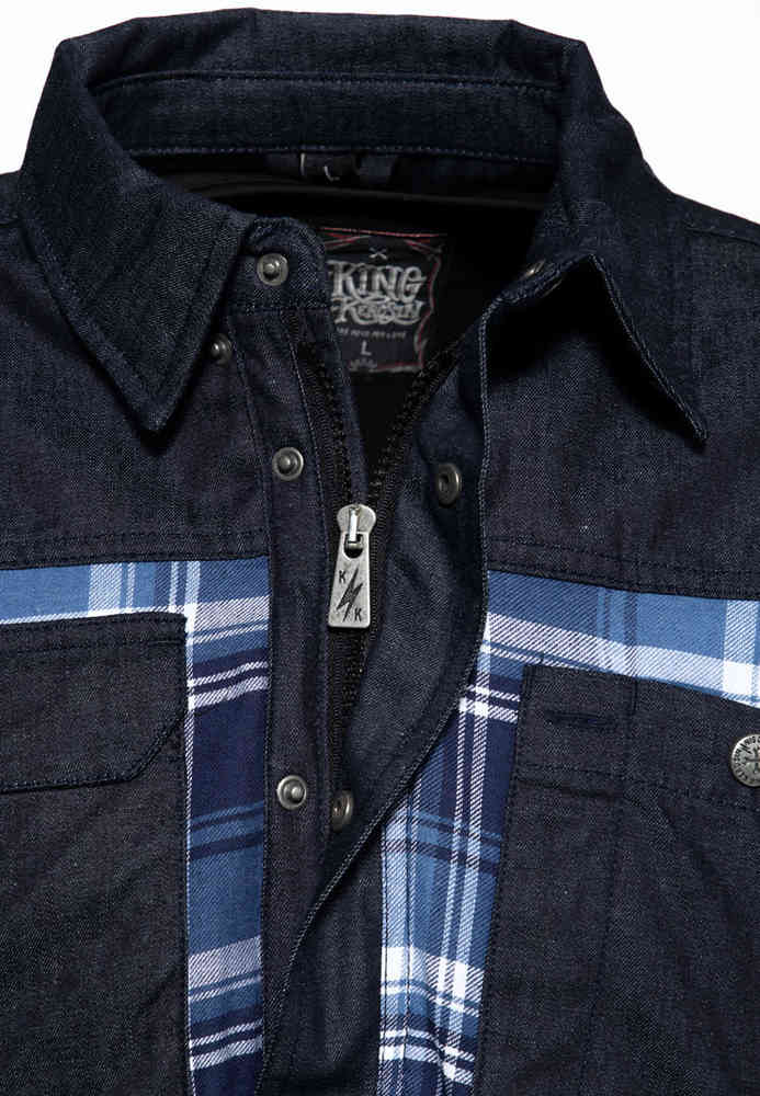 King Kerosin Chopper ´Till Death Blanko Adventure Functional Shirt