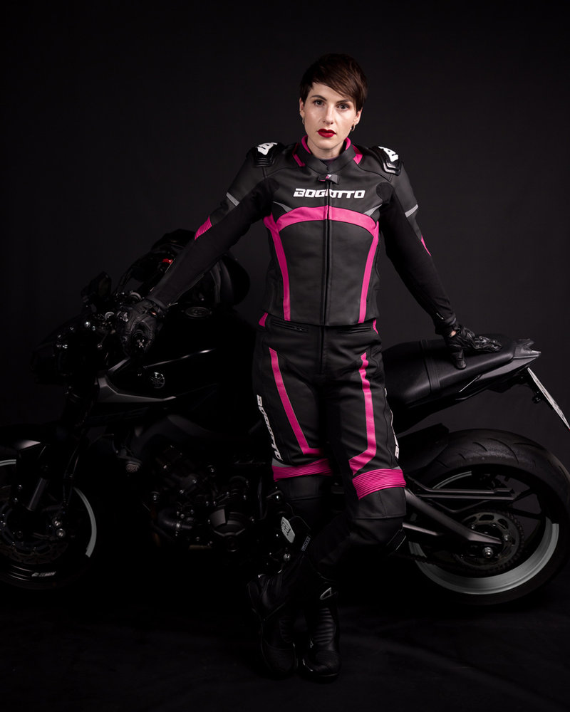 Bogotto Misano Two Piece Ladies Motorcycle Leather Suit