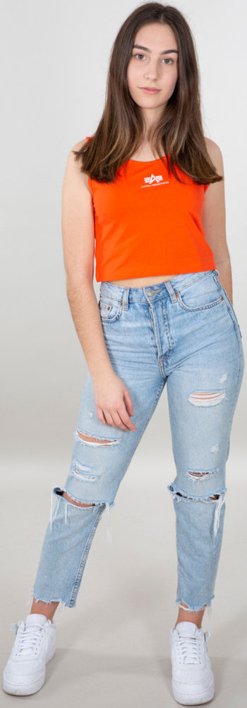Alpha Industries Basic Crop SL Ladies Tank Top