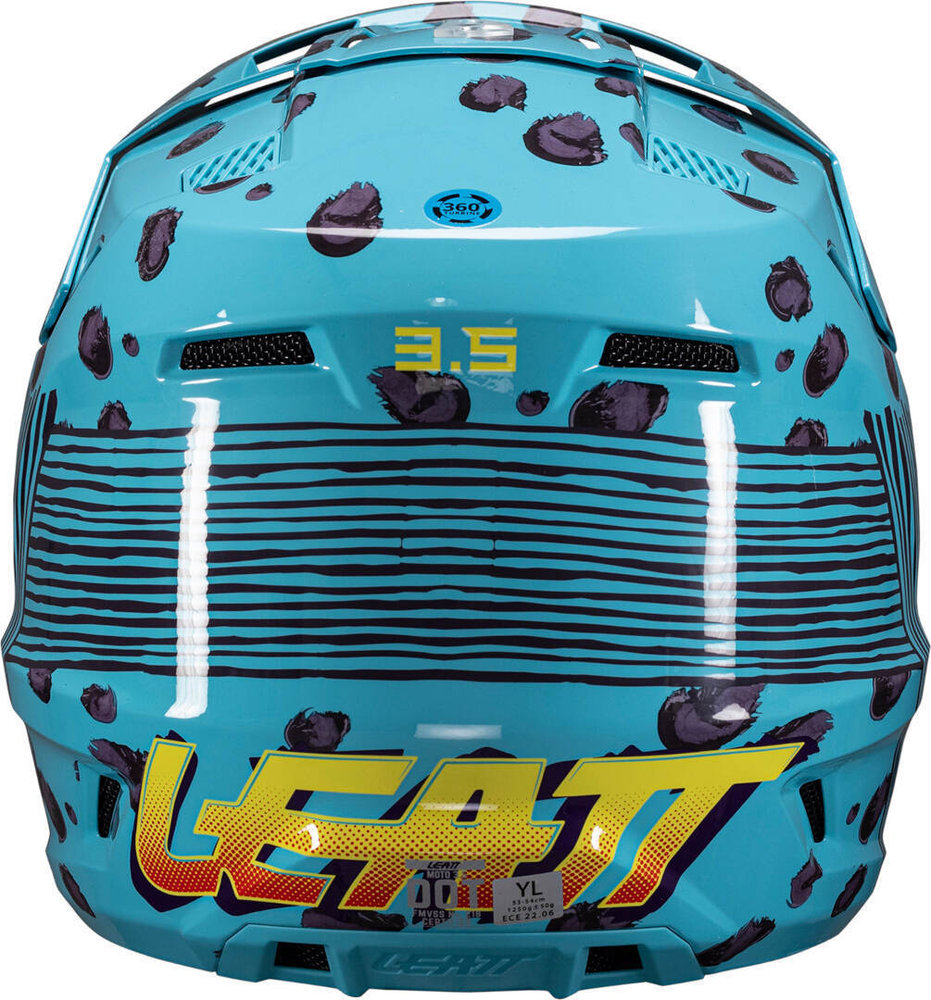 Leatt 3.5 Angled Junior Motocross Helmet with Goggles