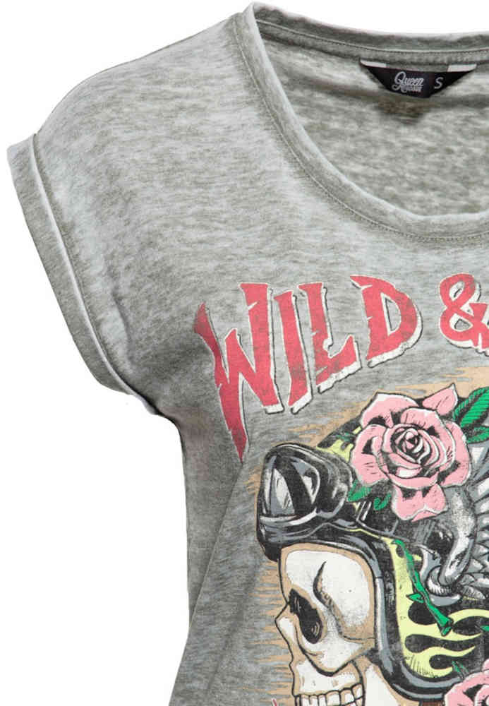 Queen Kerosin Wild & Free Ladies T-Shirt