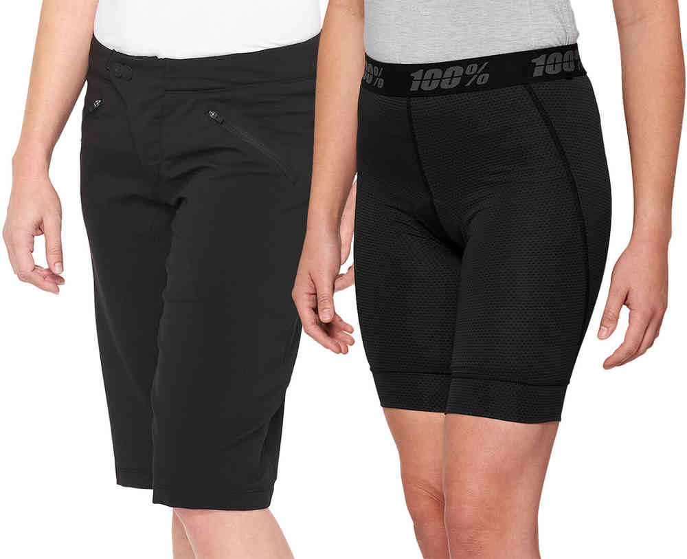 100% Ridecamp Ladies Bicycle Shorts
