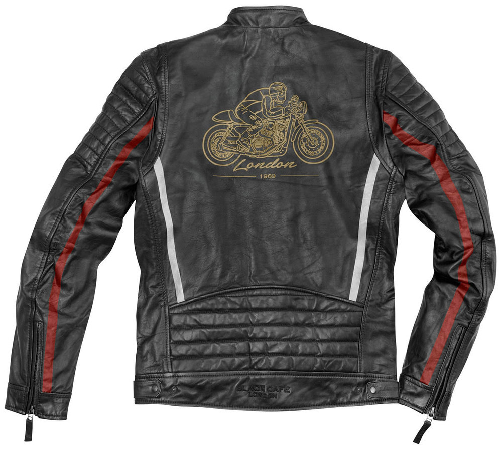 Black-Cafe London Seoul Motorcycle Leather Jacket