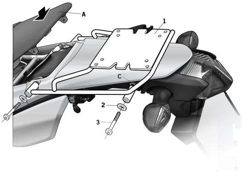 SHAD Top Master Topcase Fitting