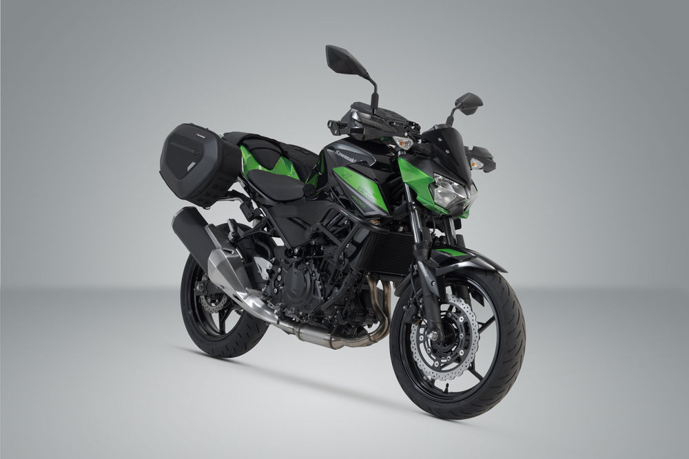 SW-Motech PRO BLAZE H saddlebag set - Black. Kawasaki Ninja/ Z 400 (18-).