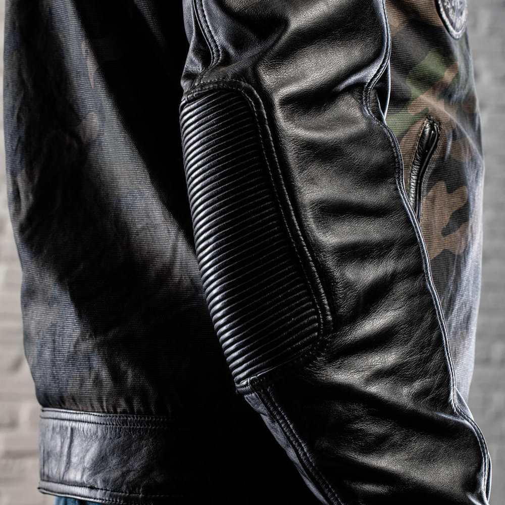 HolyFreedom Zero Camo motorcycle leather/textile jacket