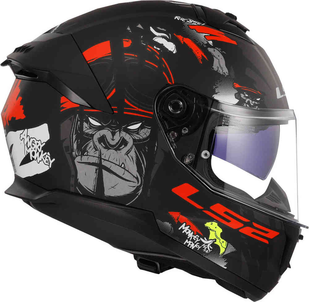 LS2 FF808 Stream II Angry Monkey Helmet