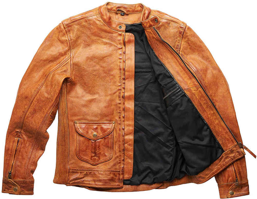 Fuel Bourbon Motorcycle Leather Jacket