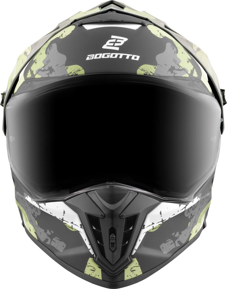 Bogotto FG-601 Sniper Fiberglass Enduro Helmet