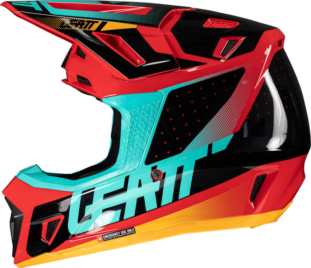 Leatt 7.5 Vector Motocross Helmet with Goggles