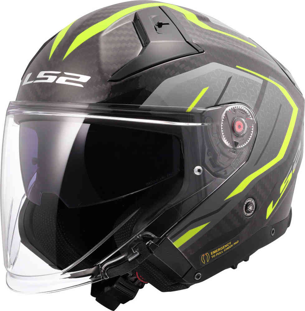 LS2 OF603 Infinity II Carbon Urus Jet Helmet