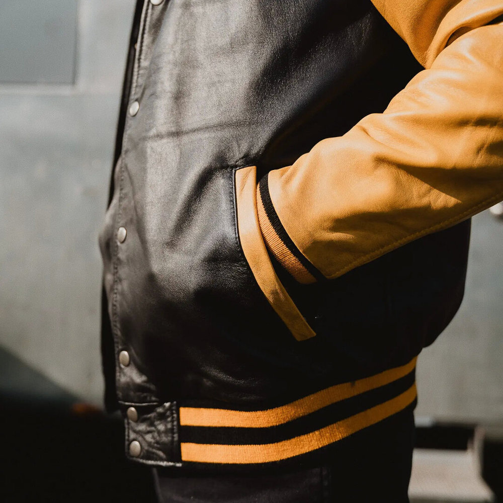HolyFreedom Varsity College Leather Jacket