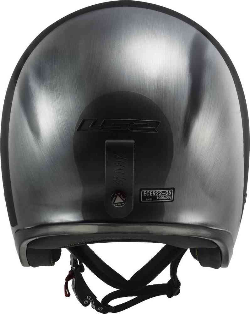 LS2 OF599 Spitfire Jeans Titanium Jet Helmet