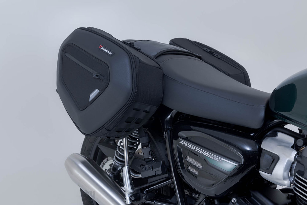 SW-Motech PRO BLAZE H saddlebag set - Black. Triumph models.