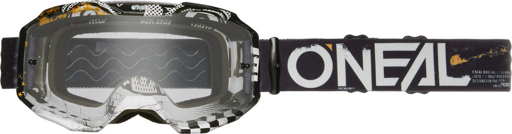 Oneal B-10 Attack Clear Motocross Goggles