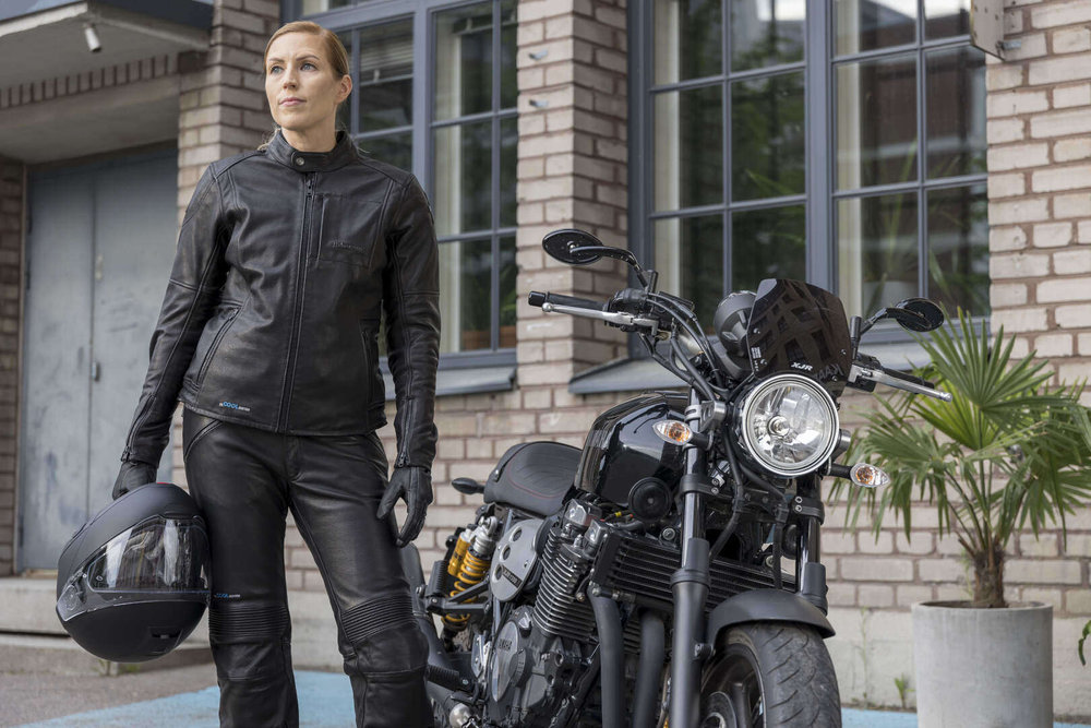 Halvarssons Vitsand waterproof Ladies Motorcycle Leather Jacket