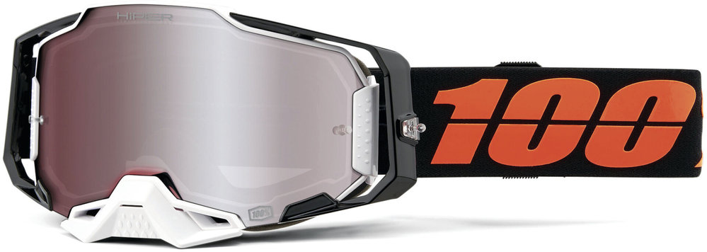 100% Armega HiPER Black Tail Motocross Goggles