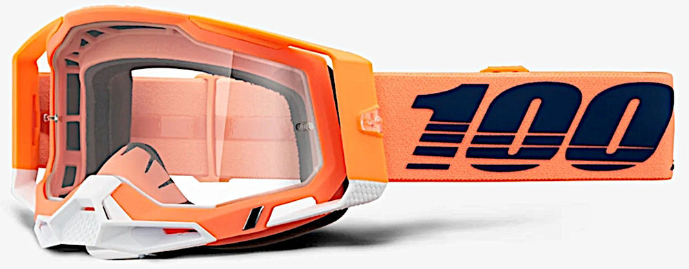 100% Racecraft II Coral Motocross Goggles