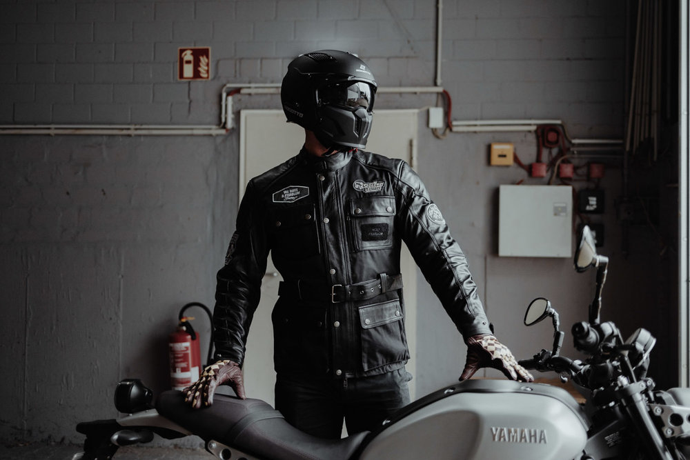 HolyFreedom Quattro TL motorcycle leather/textile jacket