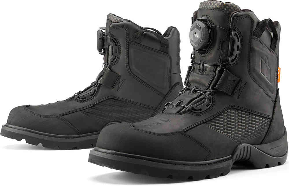 Icon Stormhawk WP waterproof Motorcyclce Boots