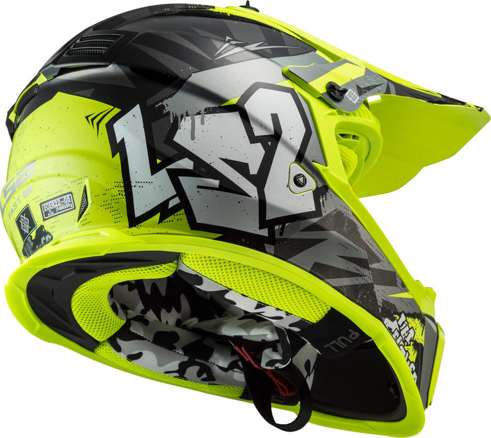 LS2 MX437 Fast Evo Crusher Motocross Helmet