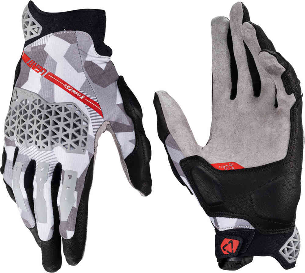 Leatt ADV X-Flow 7.5 Camo Short Motorcycle Gloves