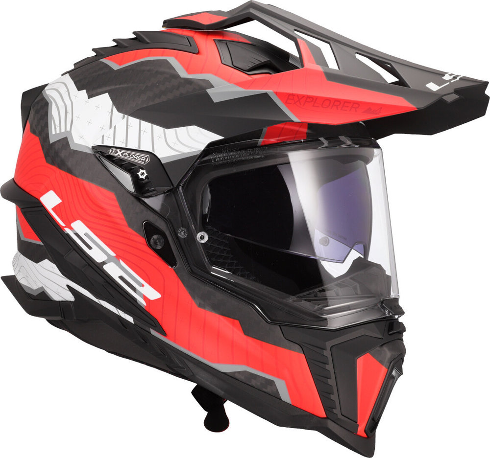 LS2 MX701 Explorer Carbon Trick Motocross Helmet