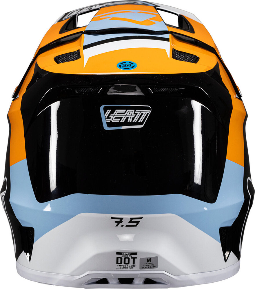 Leatt 7.5 Patch Motocross Helmet with Goggles