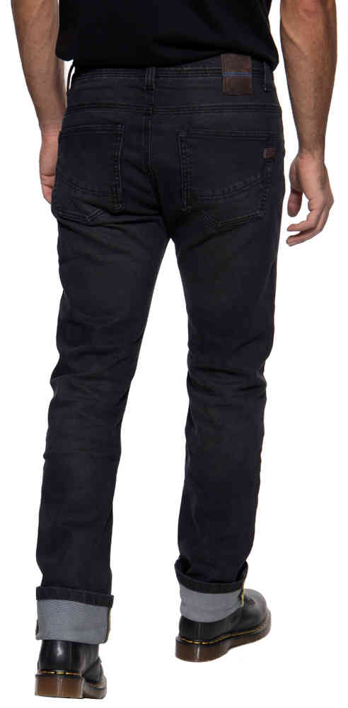 King Kerosin Kustombuilt Black Motorcycle Textile Pants