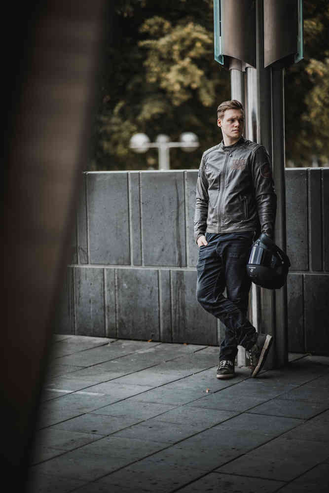 Black-Cafe London Sydney Motorcycle Leather Jacket